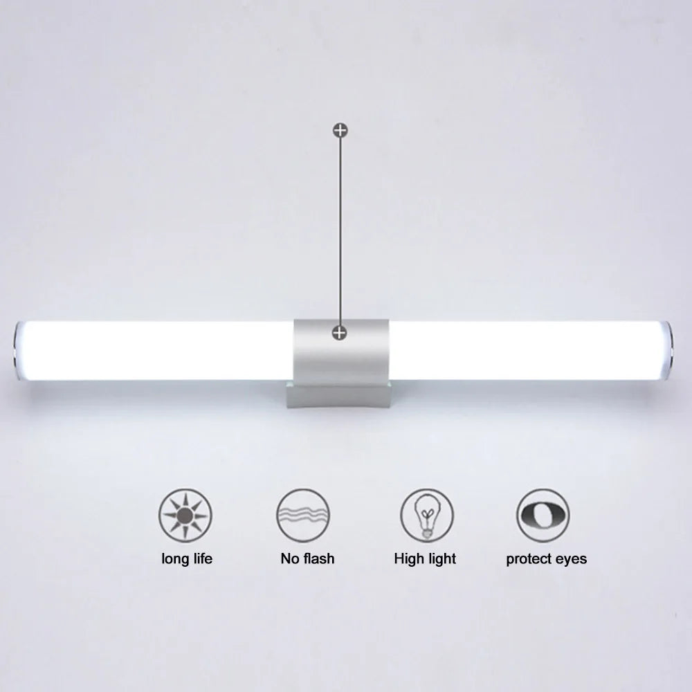 LED Wall Lights Bathroom Wall Light  12W 16W 22W Cabinet Mirror Lamp Lighting Dressing Room Kitchen Wall Lamp AC85-265V