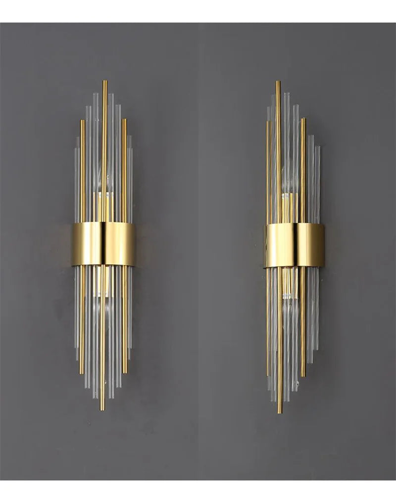 Luxury Wall Lamp Modern LED Gold Wall Light Indoor Lighting Wall Sconce Home Decor for Living Room Bedroom Bedside Stairs