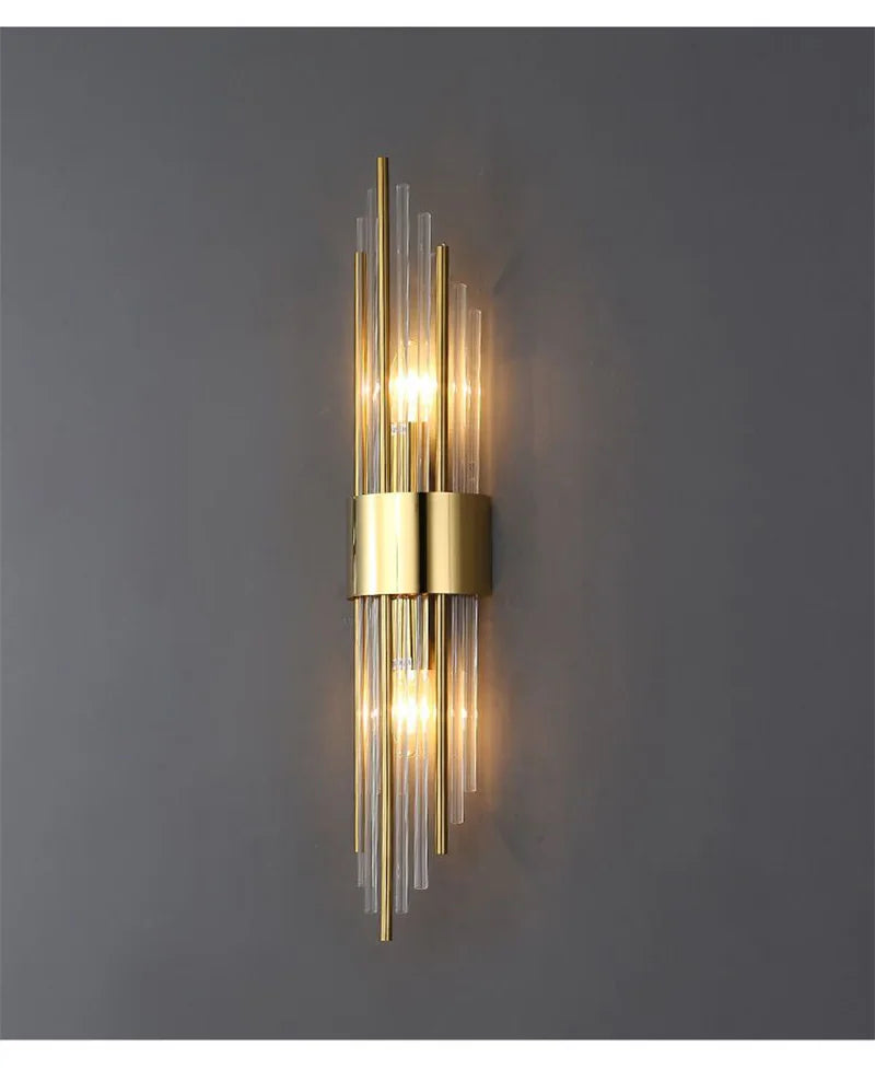 Luxury Wall Lamp Modern LED Gold Wall Light Indoor Lighting Wall Sconce Home Decor for Living Room Bedroom Bedside Stairs