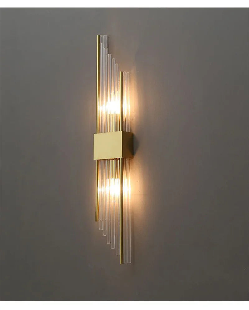 Luxury Wall Lamp Modern LED Gold Wall Light Indoor Lighting Wall Sconce Home Decor for Living Room Bedroom Bedside Stairs