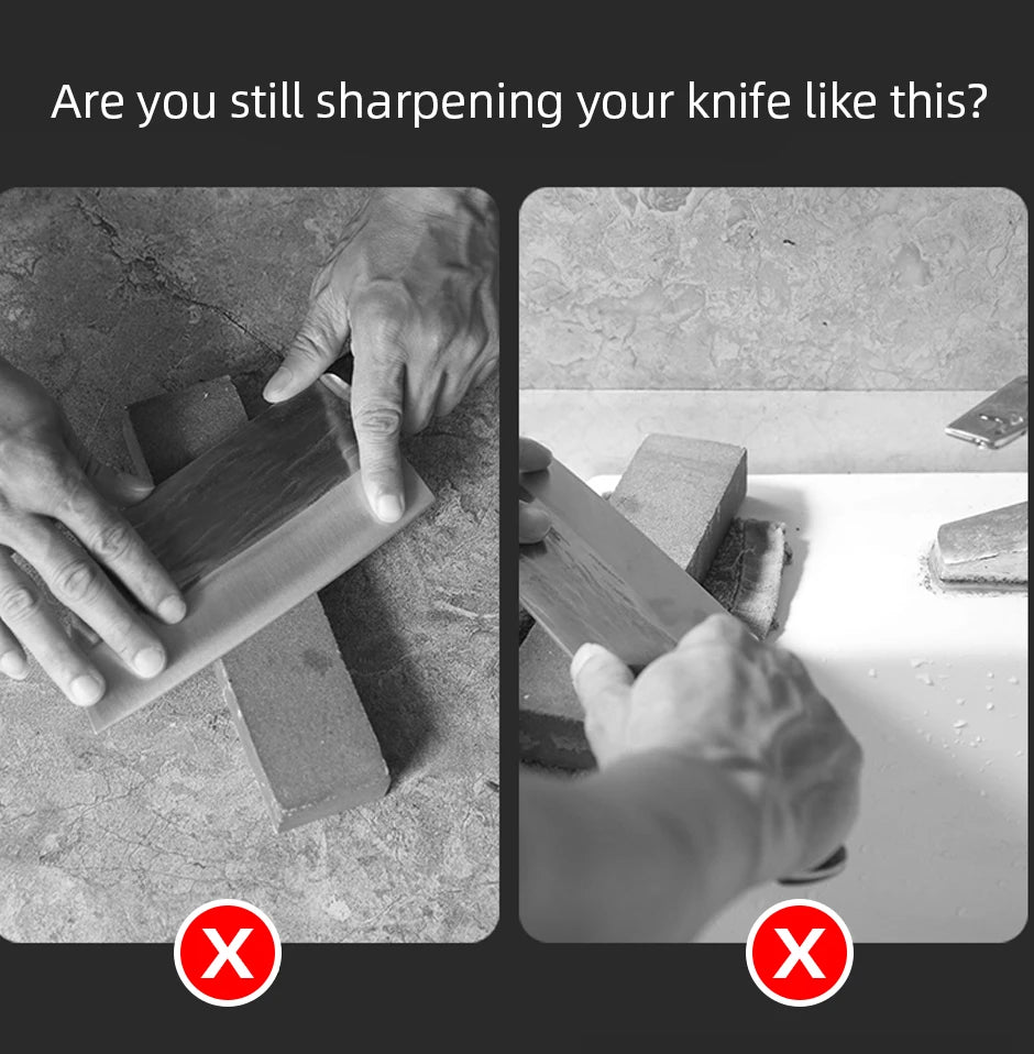 Whetstone Knife Sharpener Water Stone Plate Grinding Stone Base with Angle Guide Adjustable Whetstones Sink Bridge Holder